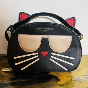 Karl Lagerfeld Paris Maybelle Choupette Cat Top-Handle Bag